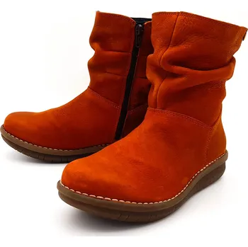 Dámská zimní obuv Dámská kotníková obuv 7559 Jungla rezavá Barva: rezavá, Velikost: 40