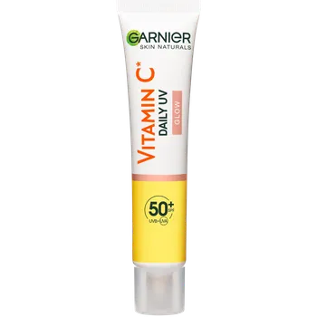 Pleťový krém Garnier Skin Naturals Vitamin C Daily UV Glow rozjasňující denní fluid SPF50+ 40 ml