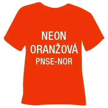 Kancelářská technika Neonová semišová hrubá nažehlovací fólie POLI-TAPE Craft - oranžová