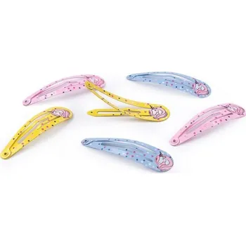 Sponka do vlasů pukačka, jednorožec (6ks)