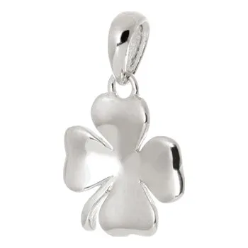 Přívěsek Stříbrný přívěšek čtyřlístek STRZ1047F