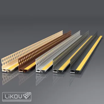 Stavební profil PS2-FLEX 06/2600/šedá světlá RAL 7047/lišta okenní začišťovací 2D 6mm 2.6m