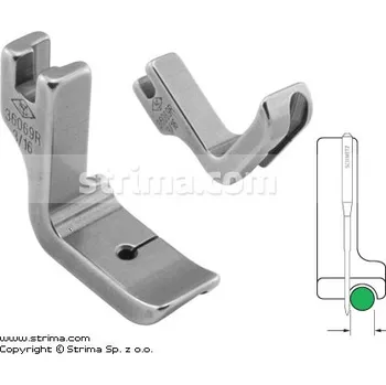 Texi Patka pro všívání kedru pro šicí stroje, pravá 4.8mm P69R3/16 [36069R 3/16]