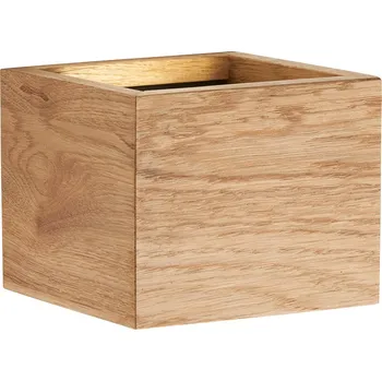 Nástěnné svítidlo Fischer Honsel 30543 WOOD - Nástěnné obousměrné dřevěné svítidlo s možností nastavení úhlu světla, LED 6W, 2700K (Přímo nepřímé nástěnné svítidlo ve dřevě, bez vypínače)