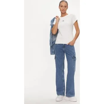 Calvin Klein Jeans Jeansy J20J223688 Modrá Baggy Fit 28_32