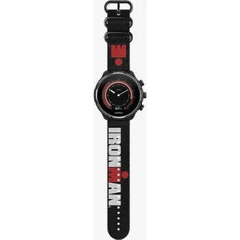 Řemínek na hodinky Řemínek Suunto 9 Ironman Black Limited Editon