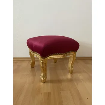 Taburet ZLATO VÍNOVÝ PODNOŽNÍK - TABURET