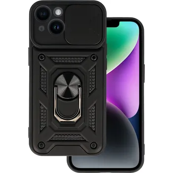 Pouzdro na mobilní telefon Slide Camera Armor Case pro Iphone 14 Black