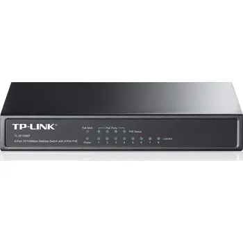 Počítačové příslušenství TP-Link TL-SF1008P 8x10/100 (4xPOE) 66W Desktop kovový CCTV Switch TL-SF1008P