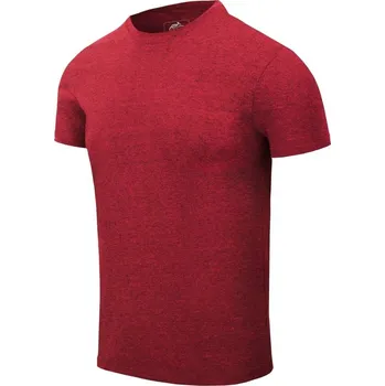 Pánské oblečení Helikon-Tex® Triko SLIM ČERVENÁ MELANŽ velikost: XXL