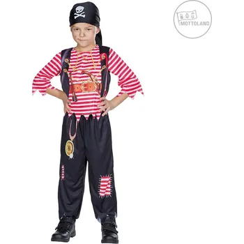 Karnevalový kostým Mottoland Německo Pirát s šátkem varianta: 116
