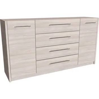 Komoda Komoda MIA 3 Dekor: Jasan šedý