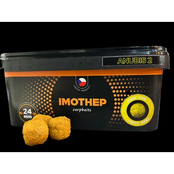 Boilies Imothep carpbaits Imothep - crab curry (ANUBIS 2) 24 mm Hmotnost: 1 kg