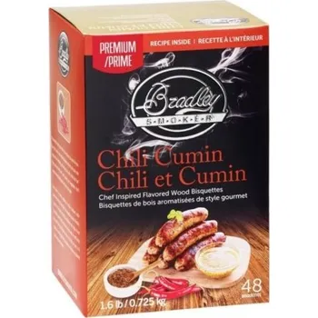 Premium Chili Cumin 48 ks - Brikety udící Bradley Smoker