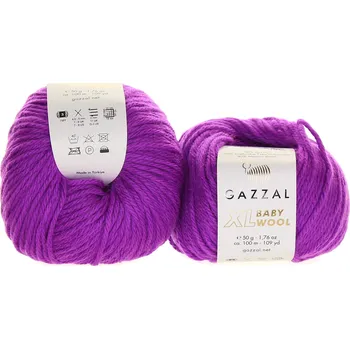 Příze Gazzal Baby Wool XL 815 fuchsiová