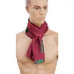 Šátek TETRAO vzor stromů na bordó podkladě