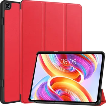 Pouzdro na tablet VSECHNONAMOBIL 69730 LEATHER Zaklápěcí kryt pro Teclast T50 červený