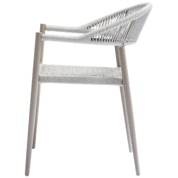 Exotan Zahradní židle YELLOW světle šedá