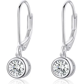 Náušnice Olivie Stříbrné náušnice se zirkonem 3798 Ag 925; ≤1,5 g.