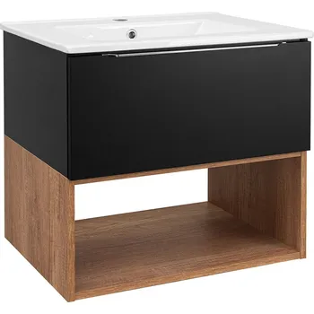 Koupelnový nábytek BPS-koupelny Koupelnová skříňka s keramickým umyvadlem Neveda B 60