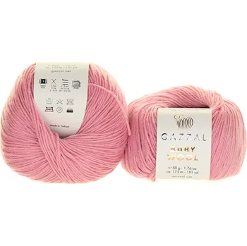 Příze Gazzal Baby Wool 845 starorůžová