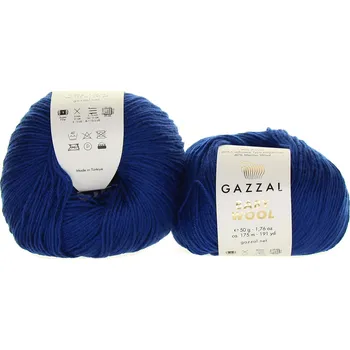 Příze Gazzal Baby Wool 802 tmavě modř
