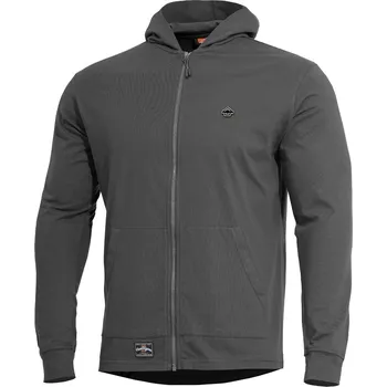 Pánská mikina PENTAGON Mikina AGIS s kapucí ŠEDÁ velikost: XXL