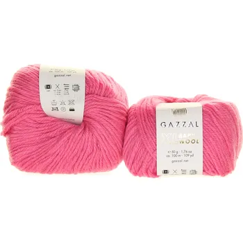 Příze Gazzal Baby Wool XL 831 růžová