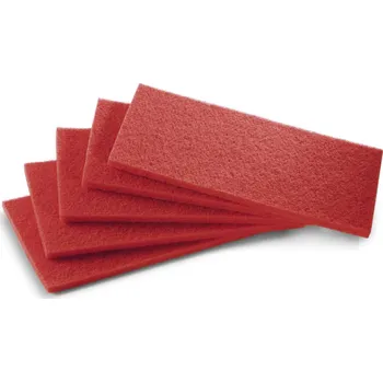 Úklid Pad, středně měkký, červený, 650 mm, 5 x