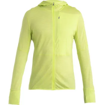 Pánská mikina ICEBREAKER Mens Merino 200 Realfleece™ Descender LS Zip Hoodie, Hyper (vzorek) velikost: M