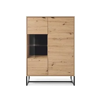 Knihovna AMBER AWT93 vitrína