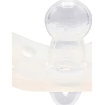 dudlíky Canpol babies Dudlík 100% silikonový symetrický 6-12m 1ks bílý