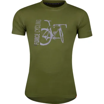Pánské tričko triko FORCE FLOW krátký rukáv,zelené Velikost: XXL + Výměna dárku do konce ledna 2026