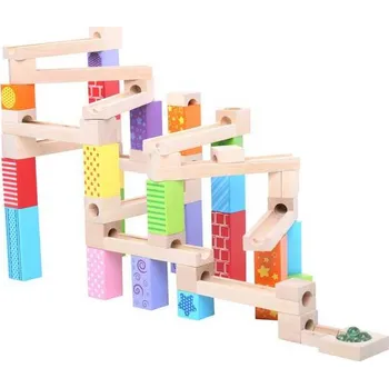 Hračka Hračka Bigjigs Toys Dřevěná kuličková dráha, barevná