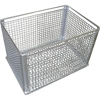 Odpadkový koš Koš z drátěné mřížky, pozinkovaný - kaiserkraft