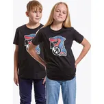 Dětské tričko Meatfly Sharky 2022 Black 158