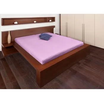 Prostěradlo Jersey švestková prostěradla Velikost: 90x200cm
