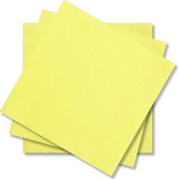 Papírový ubrousek Svatební ubrousky Premium - žluté