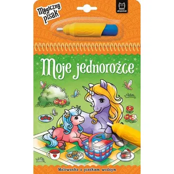 První čtění Moje jednorożce. Malowanka z pisakiem wodnym – Opracowanie zbiorowe (PL)