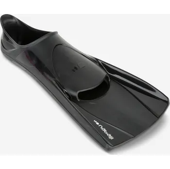 Ploutve DECATHLON Plavecké ploutve Silifins 41/42 ČERNÁ