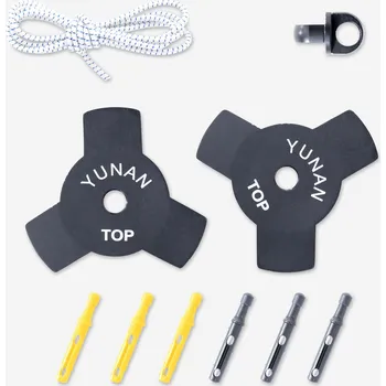 Outdoorové vybavení FORCLAZ Montážní sada k prutu – náhradní díl ke stanu Trek 9 mm BEZBARVÁ