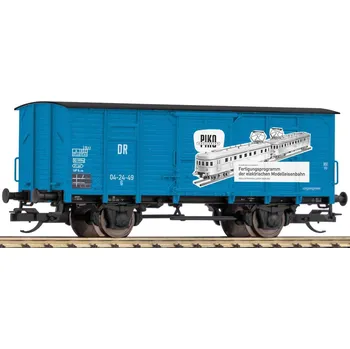 Modelářství PIKO 47777 TT Krytý vůz G02 "VEB PIKO", DR, Ep.III PI47777
