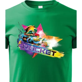 Chlapecké tričko Dětské tričko Rocket, Barva Zelená, Velikost 158 cm/12 roků, Canvas Dětské tričko Bezvatriko.cz 2336