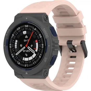 VSECHNONAMOBIL 69693 SILICONE Vyměnitelný řemínek pro Amazfit Active Edge růžový