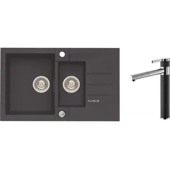 Granitový dřez Alveus SET ROCK 70 /05 + BATERIE ZINA 05 + 5 % sleva v košíku s kódem SLEVA5