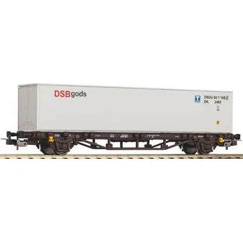 Modelářství PIKO 27720 H0 Kontejnerový vůz "DSB gods", DSB, Ep.V PI27720