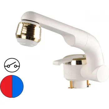 Vodovodní baterie Vodovodní baterie Barwig jednopáková, bílá/zlatá