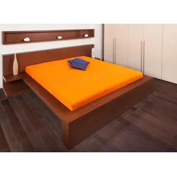 Prostěradlo Jersey oranžová prostěradla Velikost: 140x200cm