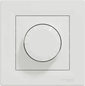 vypínač Asfora - Univerzální otočný LED stmívač, řazení 6, 230V, 370W, vícevodičový, bílá, EPH6800121