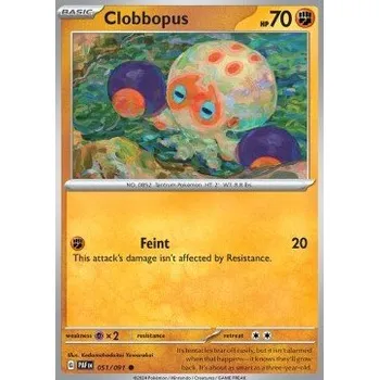 Sběratelská karetní hra Pokémon PAF 051/091 Clobbopus - Paldean Fates Stav: Near Mint, Verze: NORMAL